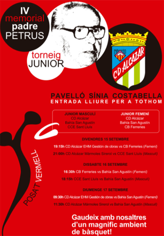Cartell Memorial Padre Petrus