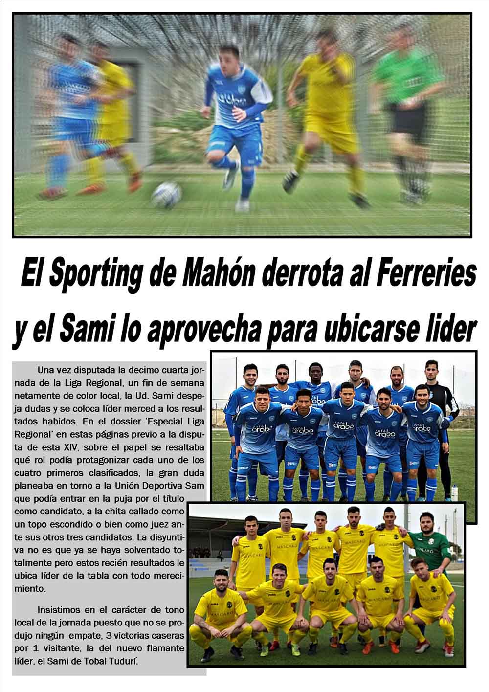 Futbol Regional Menorquina