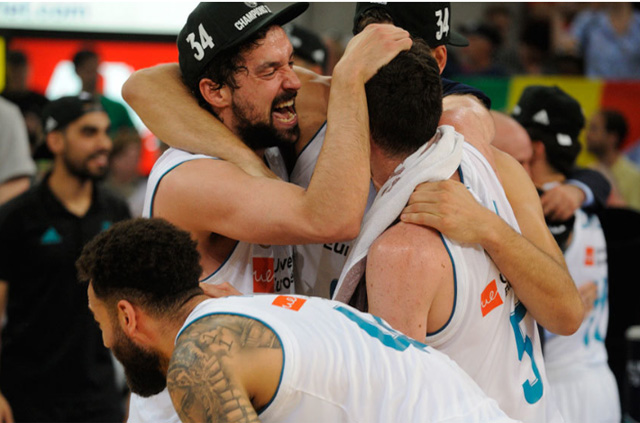 ergio Llull-Celebracion Liga