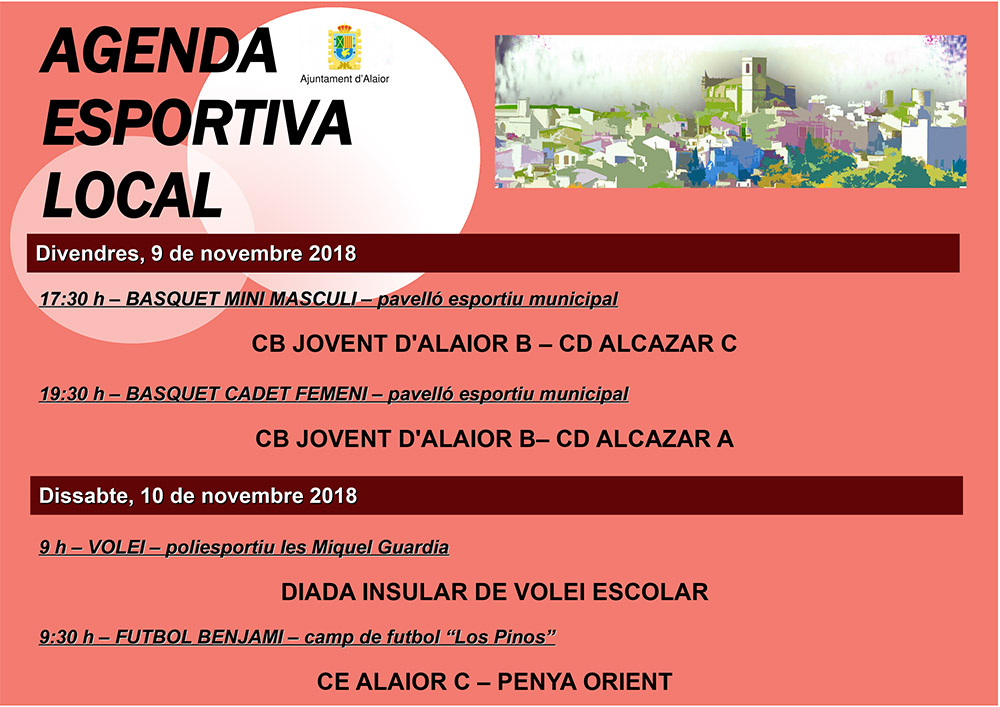 Agenda Esportiva Local d'Alô
