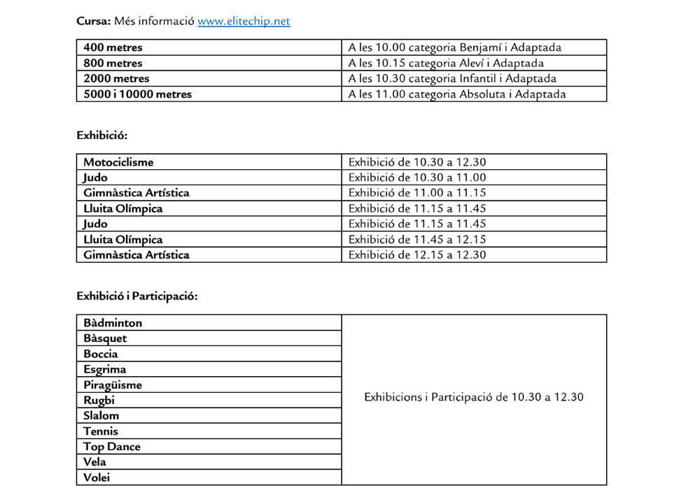 Cuadrant Jornades Esport Adaptat