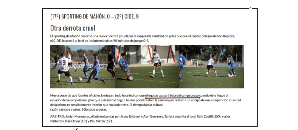 Entradilla retirada Sporting