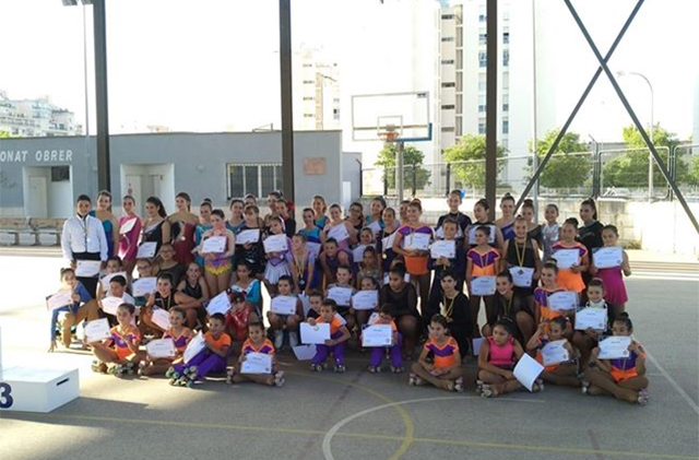 patinadoras del centro escolar La Salle