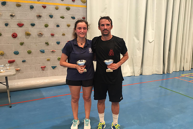 Elena March y Albert Navarro- Open de Gracia de bádminton 2019