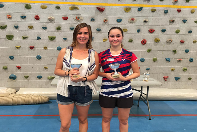 Julia y Mar- Open de Gracia de bádminton 2019