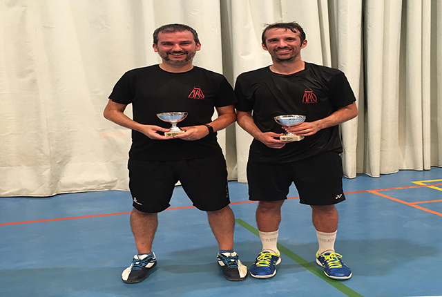 Pepe y Albert- Open de Gracia de bádminton 2019