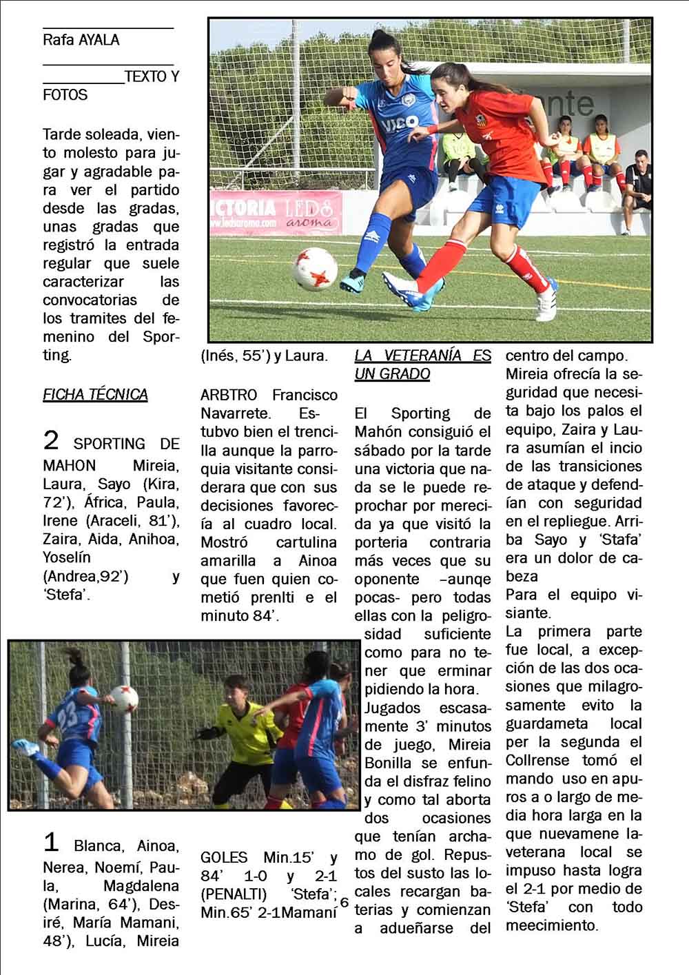 Sporting-Collerense Copa Federacio