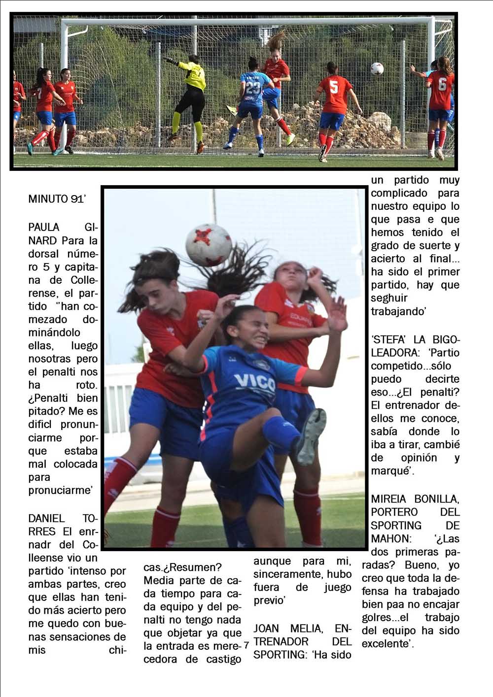 Sporting-Collerense Copa Federacio