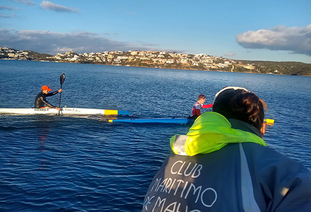 Entreno piragüismo enero 2020