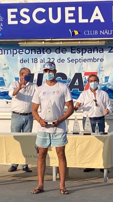 Pere Ponseti-campeón de España Sub21 Láser Estándar