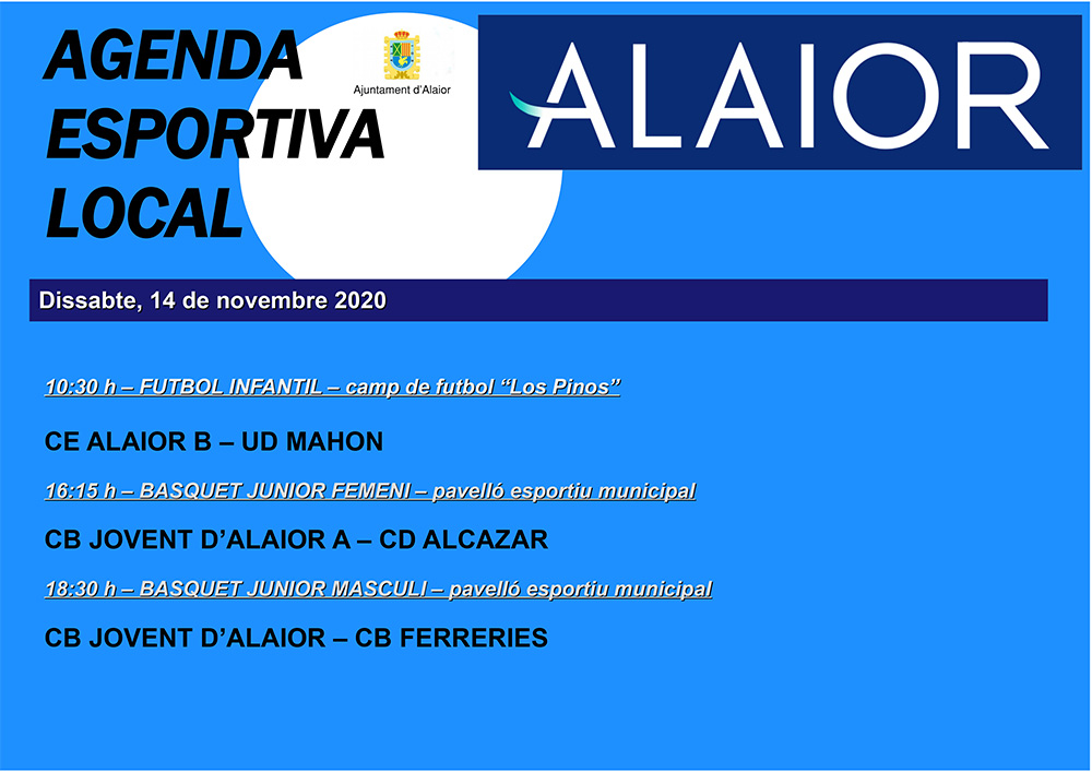 AGENDA ESPORTIVA Lô 2020