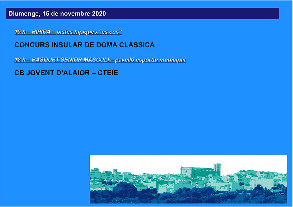 AGENDA ESPORTIVA Lô 2020