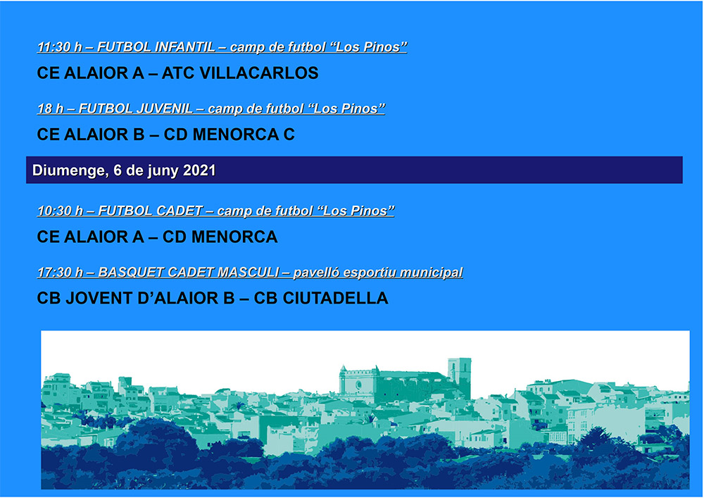 AGENDA ESPORTIVA Lô