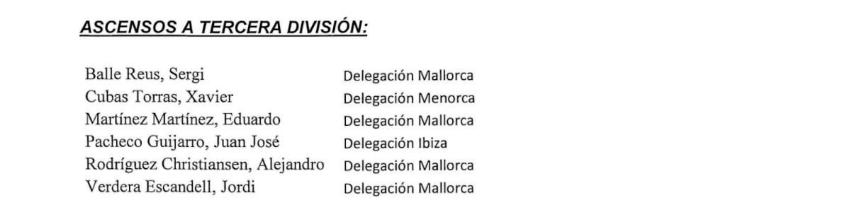 Ascenso árbitros a Tercera