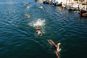 Travesia a nado puerto de Maó