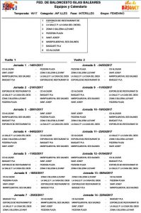 Calendario Interilles Fem