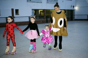 Patinaje Artístico UD Mahón- Carnaval-ladybup, rockera, ratita y cc