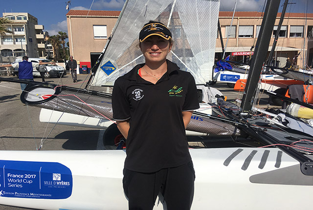 Júlia Rita, en Hyeres (CM Mahón)