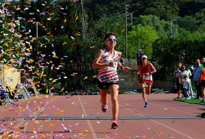 María Pallicer-Arribada mitja Marató Pollença