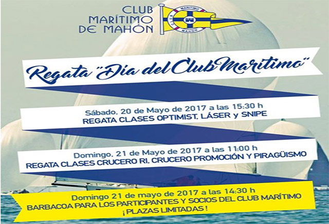 Cartel Regata Dia del Club Maritimo