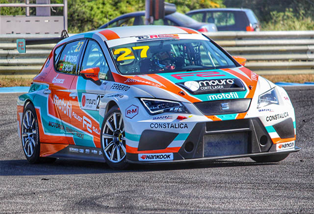 Faust Salom pilotando en Estoril1