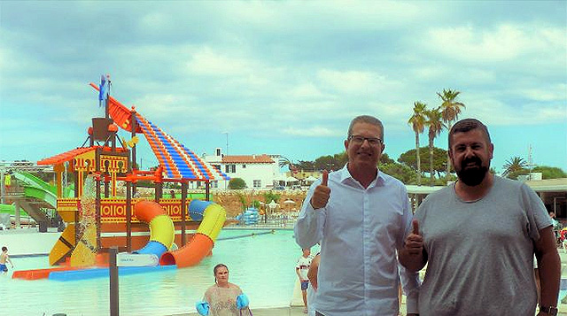 CCE Sant Lluís - Splash Sur Menorca, acord de patrocini