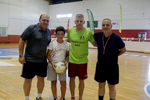 Miguelín visita el FS Atletico Mercadal_KH