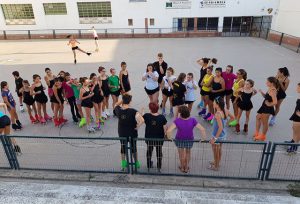 Patinaje UD Mahón- primer dia entrenamiento