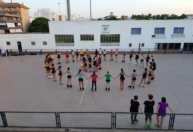 Patinaje UD Mahón- segundo dia de entrenamiento