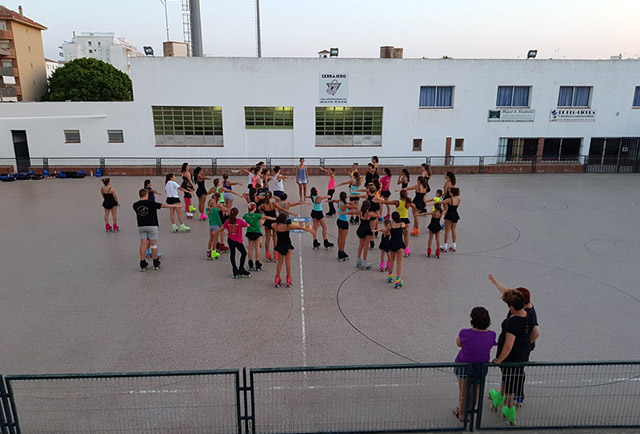 Patinaje UD Mahón- tercer dia de entrenamiento