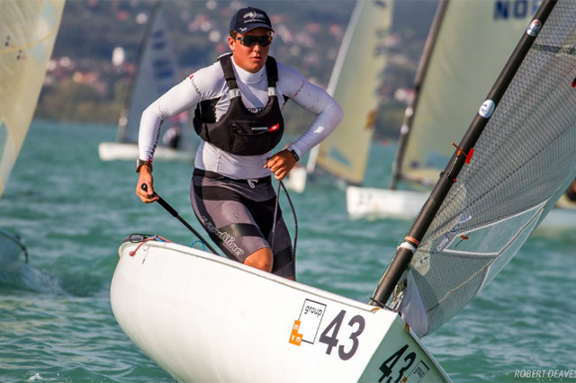 Joan Cardona navegando