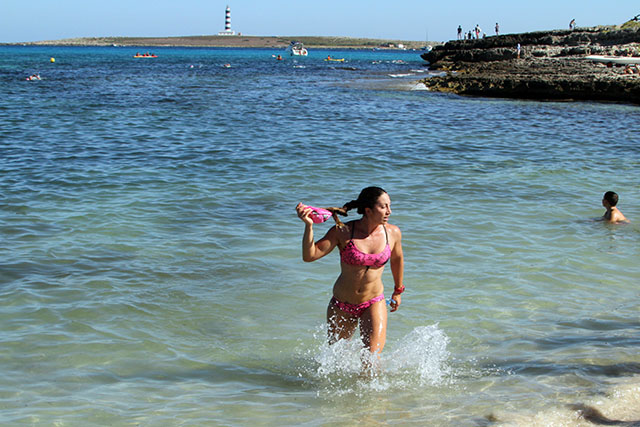 Travessia de Biniancolla a Punta Prima