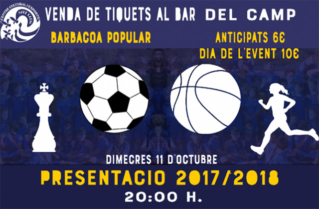 Cartell presentacio CCE Sant Lluís 17-18