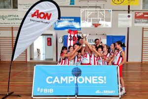Bàsquet Manacor - Campiones-Copa AON Minibàsquet
