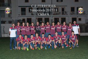Presentació CE Ferreries 2017_Cadet A