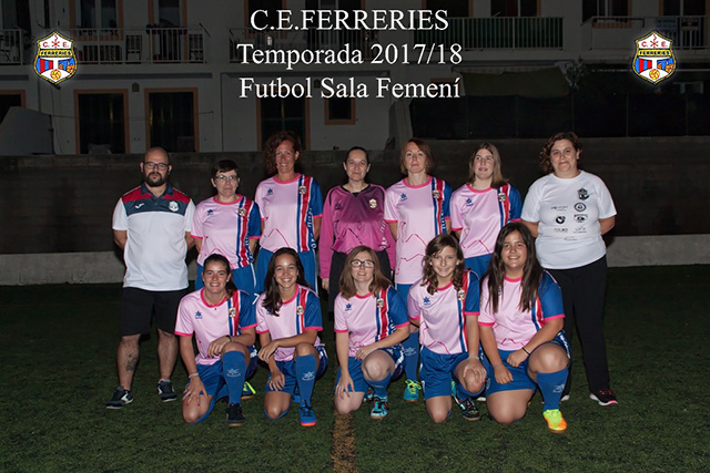 Presentació CE Ferreries 2017_Futbol Sala fem