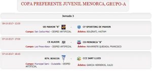 Prox Juveniles Menorca G-A