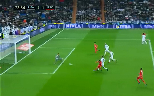 Jon Bautista -gol Bernabeu