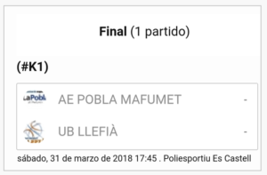 Torneig Bàsquet Es Castell-Semis