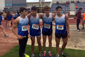 Balear escolar de atletismo_4x300 relleus cecome Menorca