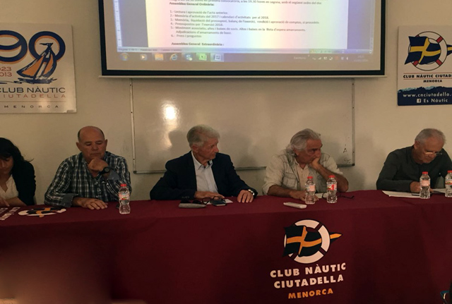 Club Nautic Ciutadella-Asamblea socios