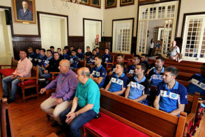 Recepció Ajuntament de Mô a Sporting de Mahón (Regional i juvenils)