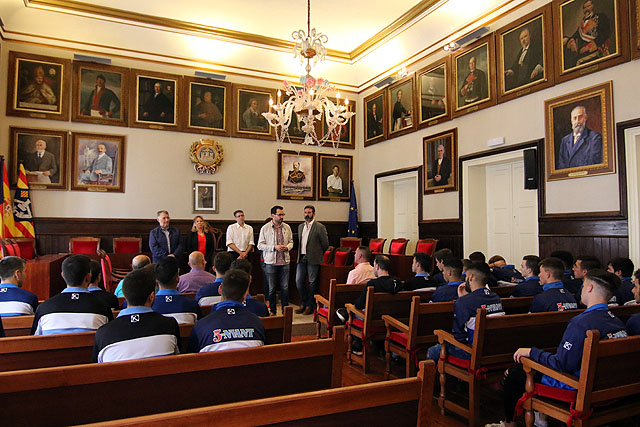 Recepció Ajuntament de Mô a Sporting de Mahón (Regional i juvenils)