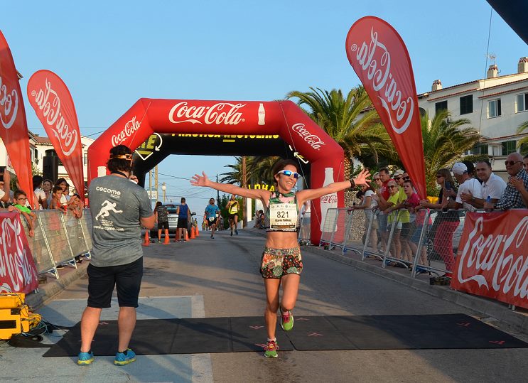 Maria Pallicer-guanyadora Cursa Popular ´Cala'n Porter 2018