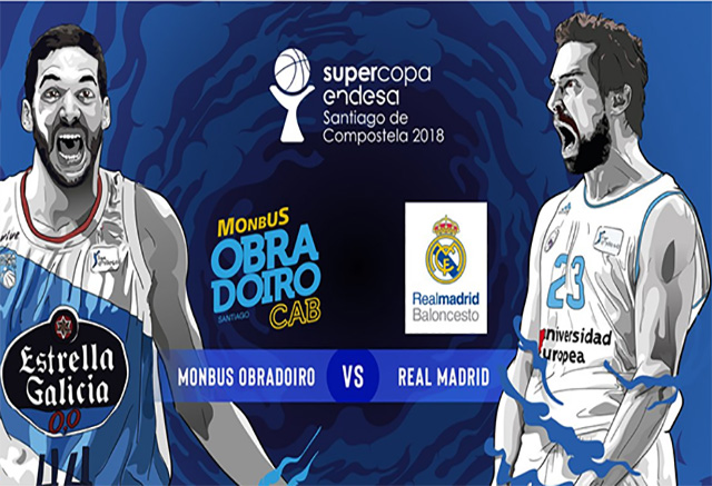 Poster Sergio Llull-Obradoiro Supercopa