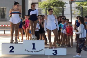 patinadoras del centro escolar La Salle