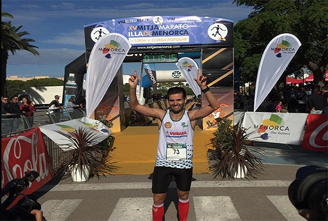 Pedro Olmo-ganador Mitja Marató 2019