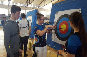 Tir amb Arc-Primer Control de Deporte Escolar