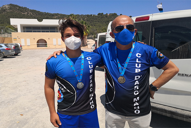 Nacho de Juan y Abel Meliá, 1º y 2º Baleares - tiro con arco