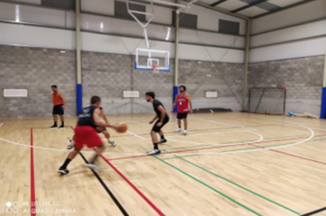 Pinta Bé-CB Es Castell-Primer entreno